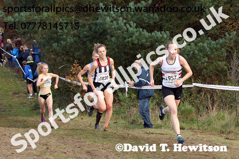 Senior women, National Cross Country Relays, Berry Park, Mansfield. Photo: David T. Hewitson/Sports for All Pics